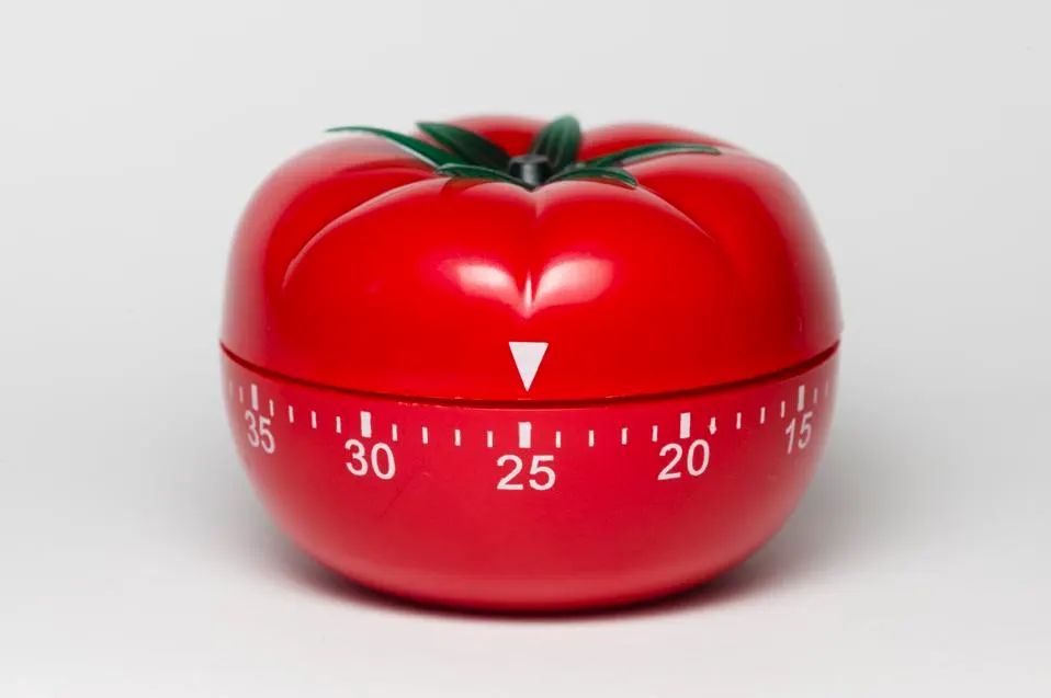 The Pomodoro Technique was named after the Italian word for tomato. It’s creator, Francesco Cirillo, was inspired by his kitchen timer, shaped like a tomato.